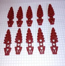 10 pieces Bionicle Lego 50858 Dk Red Visorak Foot with 3 pin holes Genuine Lego