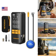Modari Tire Inflator Portable Air Compressor - 4X Faster 160 Psi Portable Air