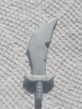 Lego Minifigure Weapon, Sword With Nicks Flat Silver (60752)