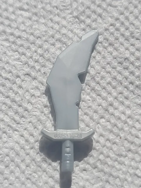 Lego Minifigure Weapon, Sword With Nicks Flat Silver (60752)