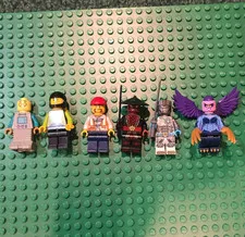 LEGO Minifigures Lot of 6 Mixed Character Minifigures Plastic Age 5+