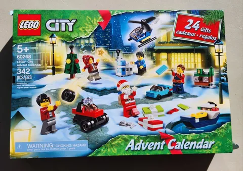 RETIRED! 2020 LEGO City 60268 Advent Calendar (New, Sealed, Original Box)