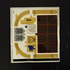 LEGO Harry Potter Hogwarts Castle 71043 Custom Printed Sticker Sheet Plastic