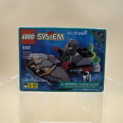 LEGO Aquazone: Recon Ray (6107) - New Sealed Vintage Stingrays Damaged Box