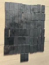 LEGO 87079 Black Tile 2 x 4 Bulk 62 Pieces