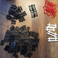 Lego Fences Lot - 96 Pieces - Lattice Spindled Gate Rare 
