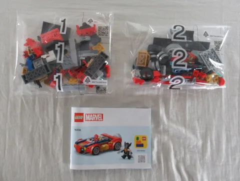 Lego Marvel Spider-Man with Race Car Set #76336 2026 NO WOLVERINE