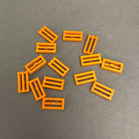 Lego 2412 Orange Replacement Parts Pieces Lot of 14