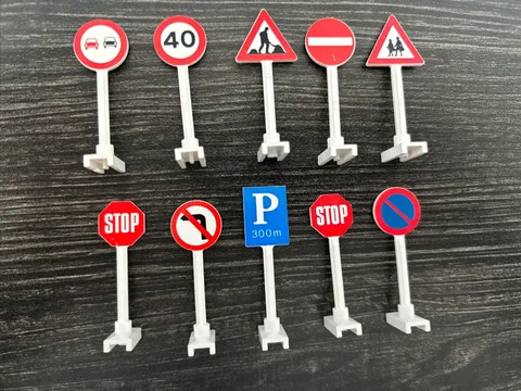 LEGO 6315 Road Signs Collection Classic Town Vintage 90s 80s Retro
