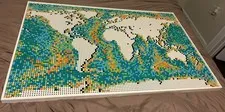 LEGO Art World Map (31203) - Complete/Used w/ Instructions (No Box)