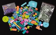 Genuine Lego Pieces Parts Lot Rare Bright Colors 7.3 Ounces