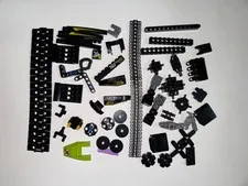 Lego Lot of miscellaneous Black Bricks (techo) Tracks