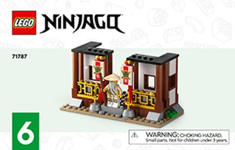 Factory Sealed LEGO Ninjago 71787 Bag #6 ONLY  New  Sealed Minifigure Wu Sensei