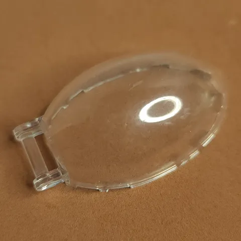 LEGO 87752 Windscreen 6 x 4 x 2 Bubble Canopy with Bar Handle Trans Clear x1