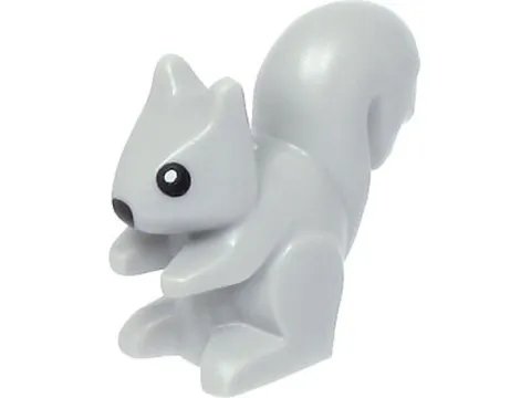 LEGO® 80679pb03 - Squirrel with Black Nose and Eyes with White Pupils Pattern