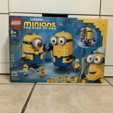 LEGO Minions: The Rise of Gru Brick Built Minions and Their Lair [75551]