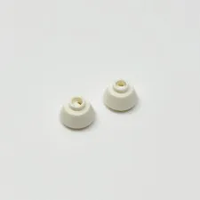 33492 LEGO Parts Cone 1 1/2 x 1 1/2 x 2/3 WHITE (2)