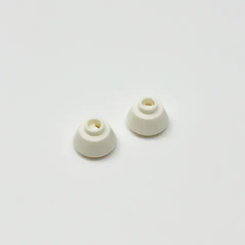 33492 LEGO Parts Cone 1 1/2 x 1 1/2 x 2/3 WHITE (2)