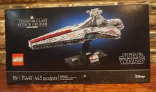LEGO Star Wars Venator-Class Attack Cruiser 75441 Starship Collection 643 PC New