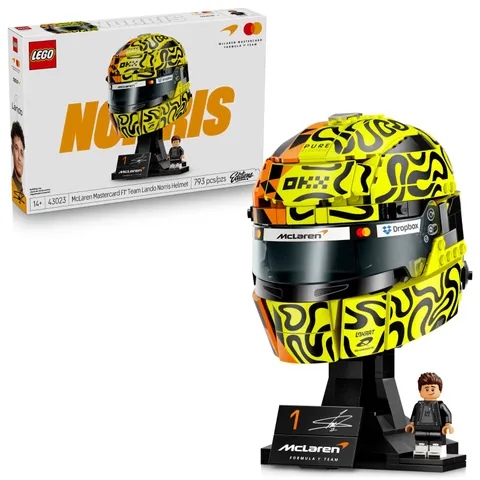 LEGO 43023 McLaren F1 Lando Norris Helmet Model & Minifigure - New Sealed