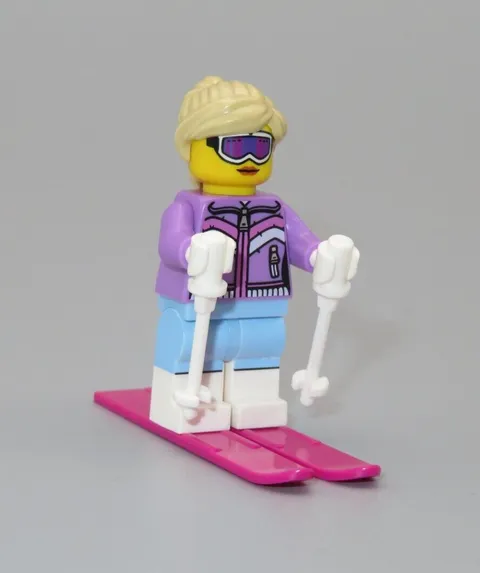 LEGO Downhill skier winter sports snow minifigure Collectible series 8 CMF