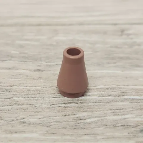 Lego 4589 6188 55525 Sand Red Cone 1 x 1 Replacement Part Piece