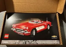 New Sealed LEGO Corvette Classic Car Model #10321 Icons, Retired, 2023