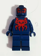 LEGO Dark Blue Spider Minifigure Red Spider Emblem Mask Plastic