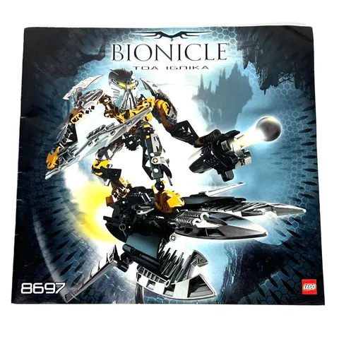 Manual Only* Lego Bionicle Warriors TAO IGNIKA 8697 Instruction