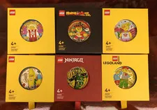 LEGO LEGOLAND ShangHai Limited 1st Anniversary Commemorative Medal Badge 6Pieces