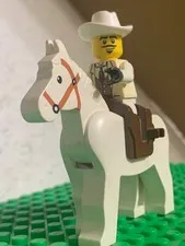 LEGO®: MiniFigure Cowboy on Horse