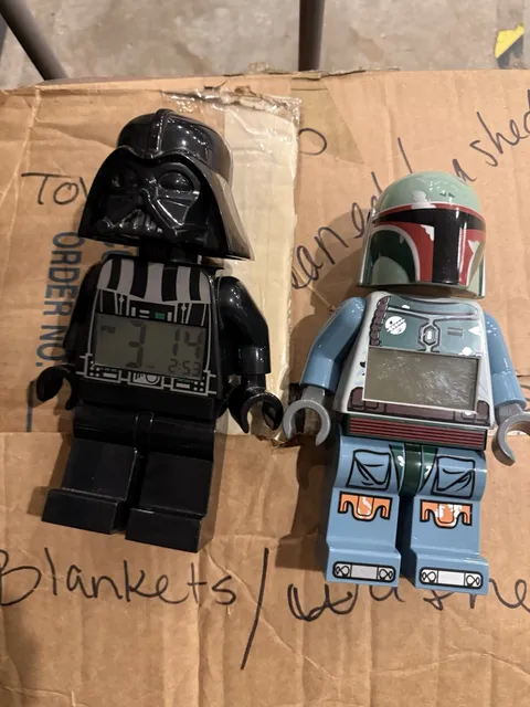 LEGO Star Wars Electronic Minifigures Lot of 2 Darth Vader & Boba Fett