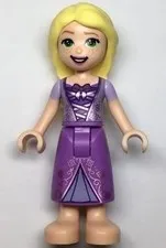 LEGO Disney Princess Rapunzel Pink Dress Minidoll from 43195