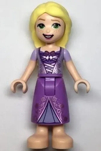 LEGO Disney Princess Rapunzel Pink Dress Minidoll from 43195