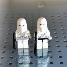 Lego Star Wars Minifigures - Imperial Snowtrooper 4483 sw0101 Lot Of 2 With Guns