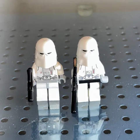 Lego Star Wars Minifigures - Imperial Snowtrooper 4483 sw0101 Lot Of 2 With Guns