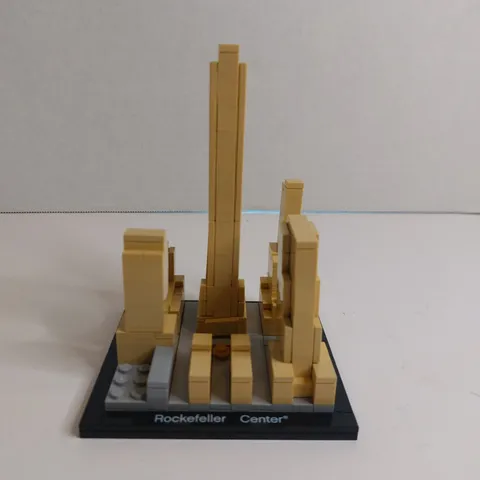 LEGO Architecture Rockefeller Center 21007 New York Skyline Complete No Box