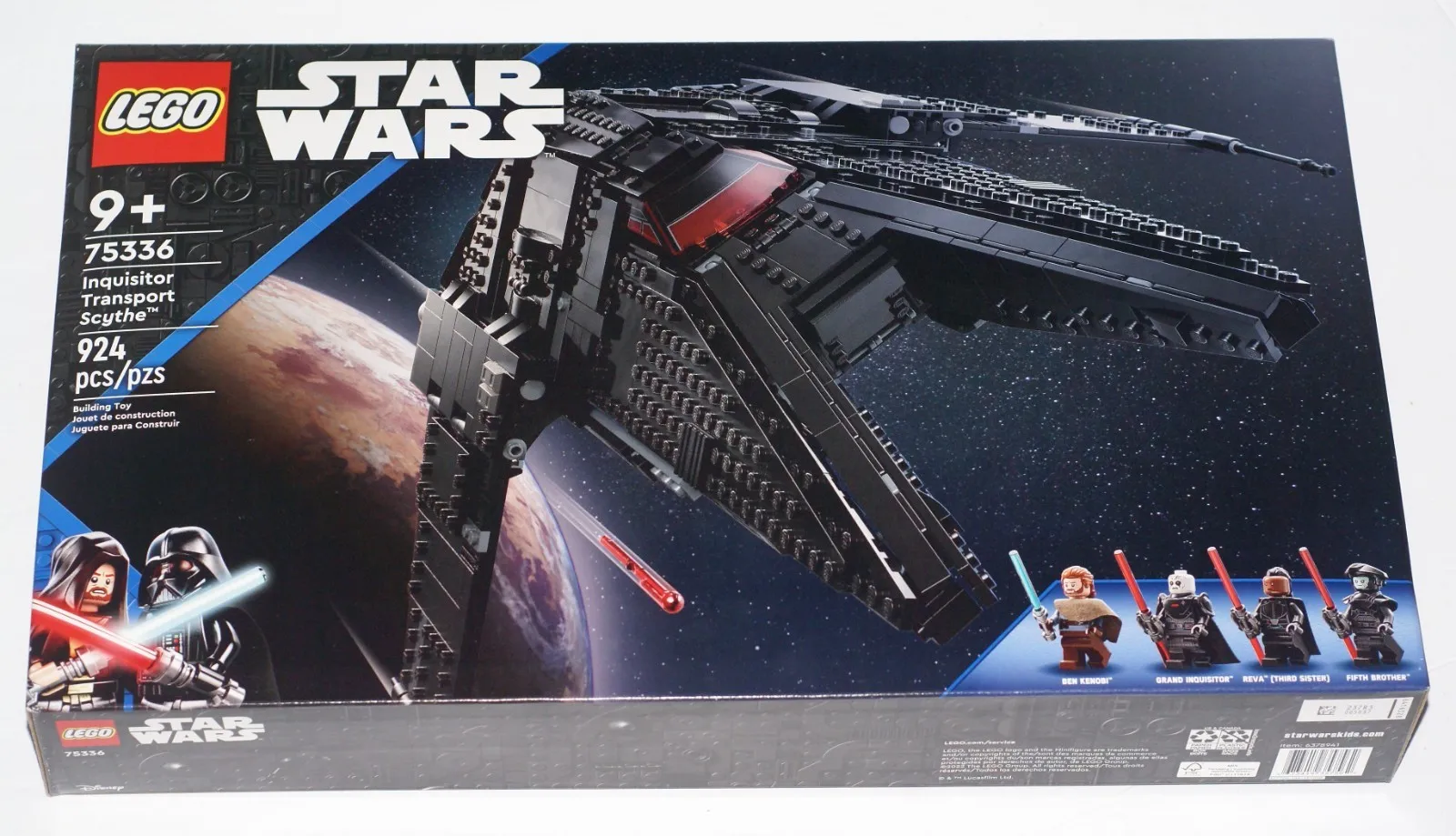 LEGO 75336 Star Wars Inquisitor Transport Scythe 924 pieces New in Unopened Box