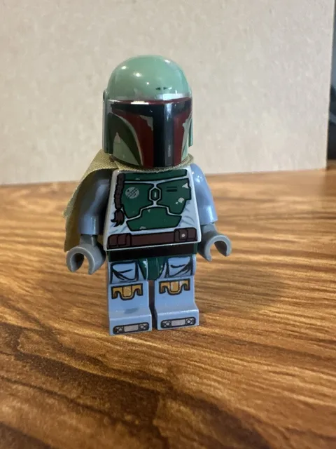 Lego Star Wars Boba Fett - Head Beard Stubble and Pauldron