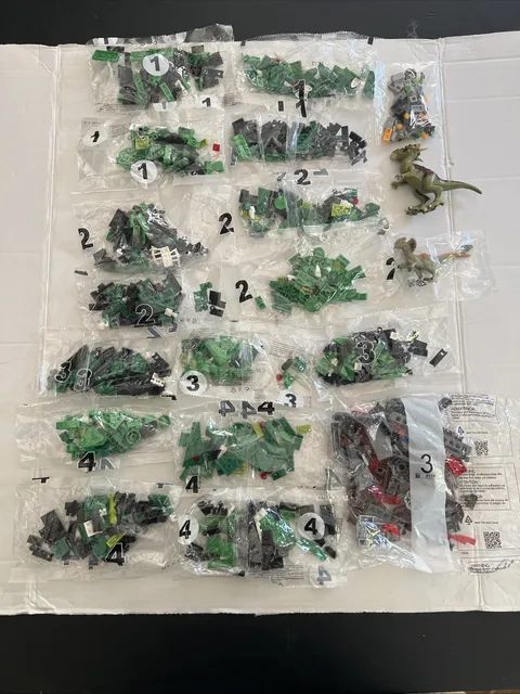 LEGO Jurassic World Massive Sealed Bag Lot - Sets 76944 & 76939 (15+ Bags)