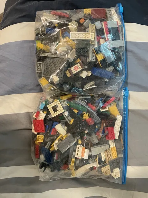 Lot Of 2 Lego Bags 3.2 lbs Total *Read Description* 