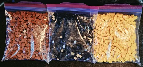LEGO 1x1 Bricks Bulk Lot 500+ Pcs 0.5 lb Part 3005 Pick Black Yellow Brown New