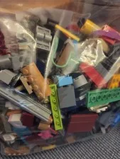 2 Pounds LEGO Mixed Bag Pieces Building Blocks Bricks Lot Lbs. Random Asst
