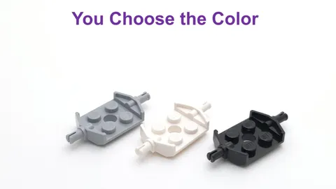 Lego 2x2 Plate with Wheels Holder Wide and Hole You Choose the Color