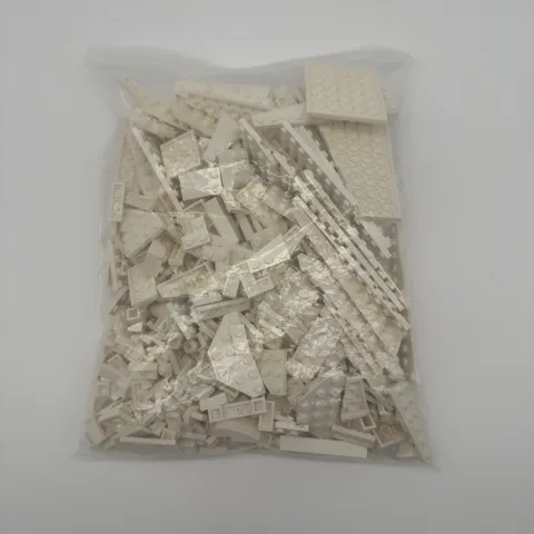 LEGO Bulk Lot 13.5 oz White Bricks Plates Slope Specialty Part Snow Building MOC