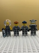 USED THE LEGO NINJAGO MOVIE LOT 4X HAMMER HEAD, JELLY, SHARK ARMY GUNNER & THUG 