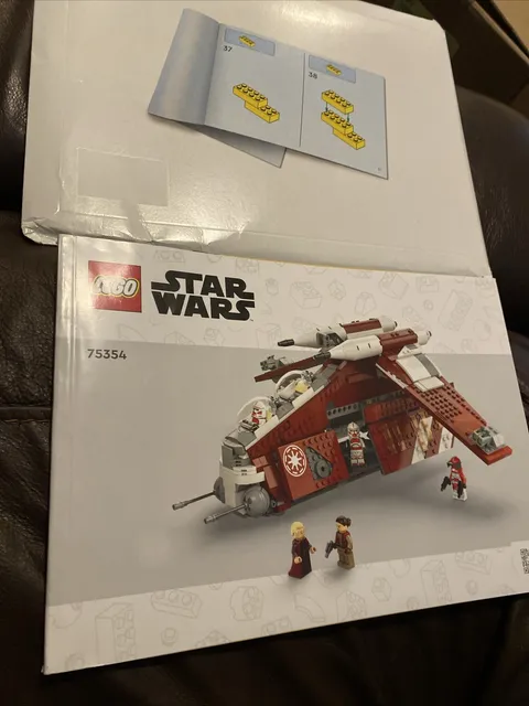 LEGO 75354 Star Wars Coruscant Guard Gunship - INSTRUCTIONS ONLY And Envelope