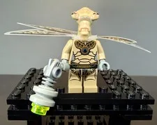 LEGO Star Wars Geonosian Warrior Minifigure sw0381 Dark Tan with Wings