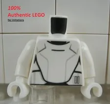 LEGO NEW White Flametrooper Torso (1x) 6126507 Minifigure Part 76382