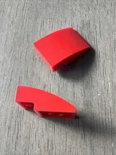 LEGO 24309 Red Slope, Curved 3 x 2 - 2 Pieces